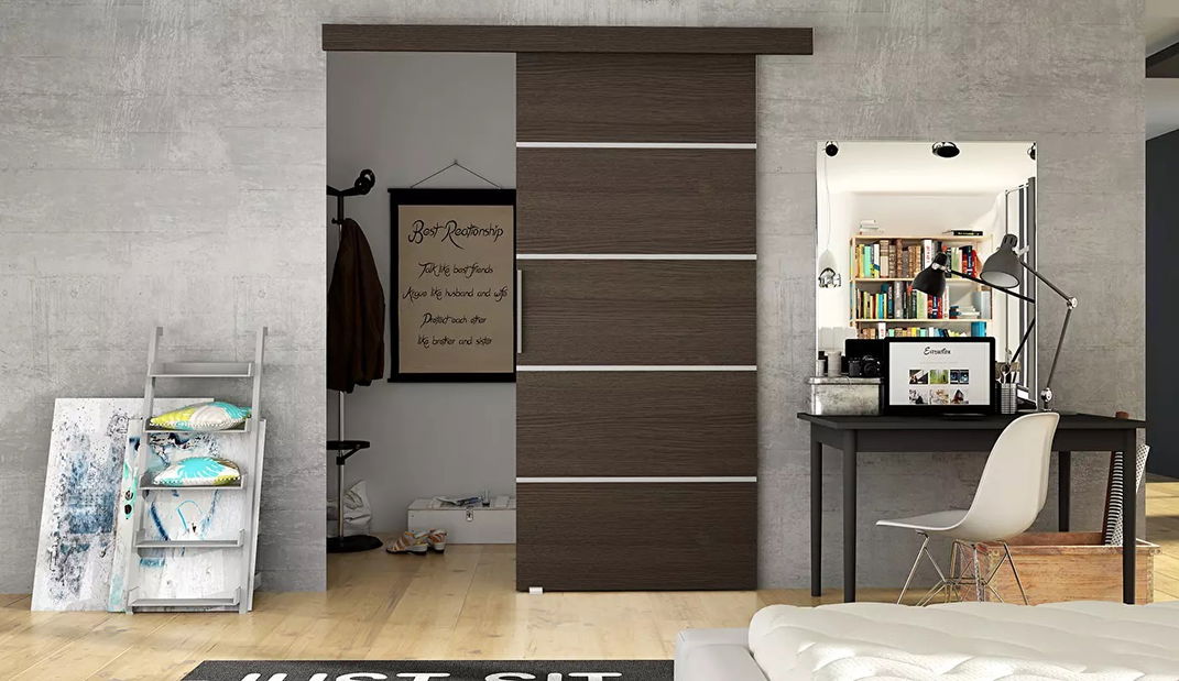 Klizna vrata Marin 3 (tamnosmeđa)