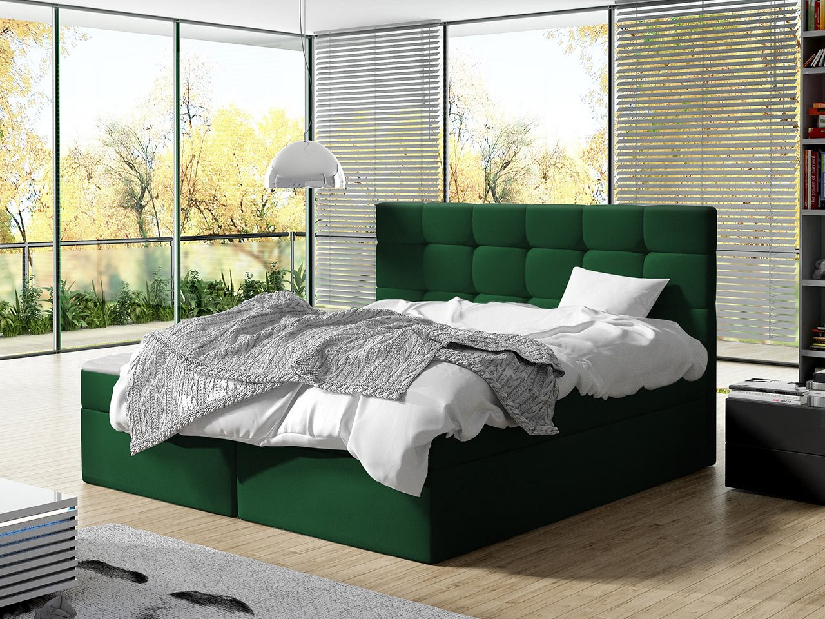 Manželská posteľ Boxspring 160 cm Cinara (manila 35)