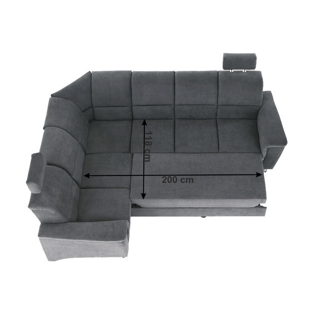 Kutna garnitura Stan (siva) (L)