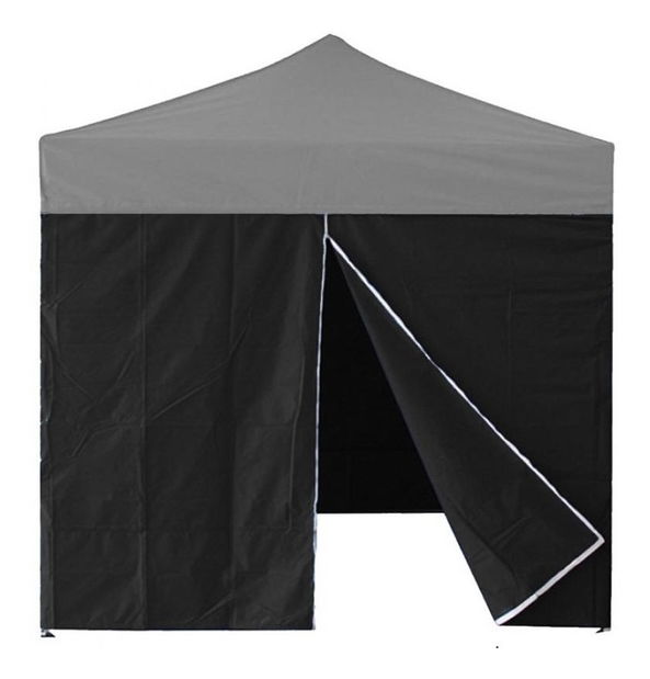 Vrata za vrtni šator 3x3 m Zippy (crna)