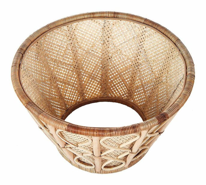 Ratanový kryt na stojan vianočného stromčeka ⌀ 50 cm Angeline (prírodná)