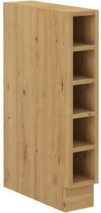 Dolný kuchynský regál Lucid 15 D OTW BB (korpus: dub artisan + front: mdf biela)