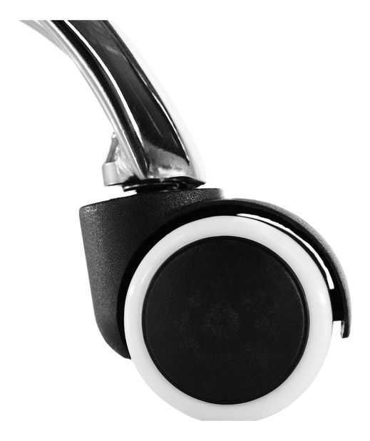 Uredska fotelja Argos (bijela + krom)