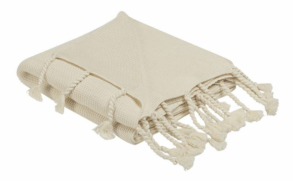 Deka 150x125 cm NAVIRA (textil) (béžová)