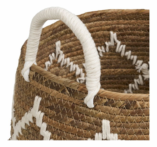 2 darabos kosár szett Alandra (natúr + elefántcsont)