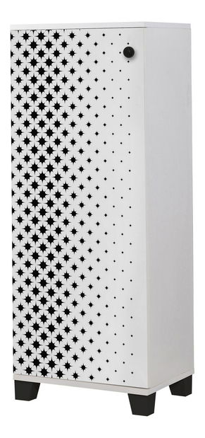 Pantofar Feliz 804 (Alb + Negru)