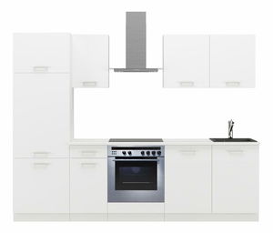 Mobilier bucătărie 260 cm Tonislav alb 260 (alb + alb)