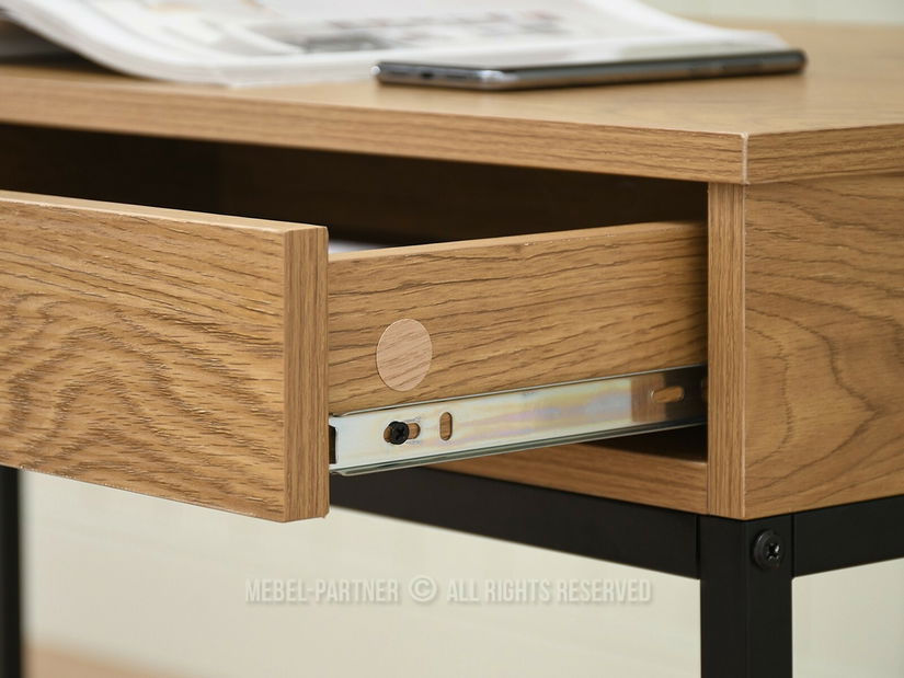 Masă PC Kaplan (stejar + negru)