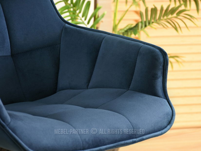 Szék Aranbura (tengerkék + fekete)