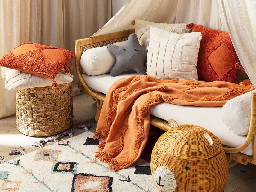 Deka 125 x 150 cm Kharty (oranžová)