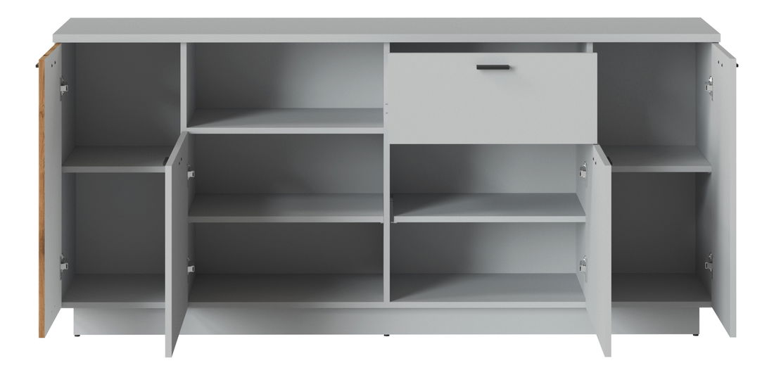 Comodă Veresa K03 (Cenușă + Stejar coast evoke)