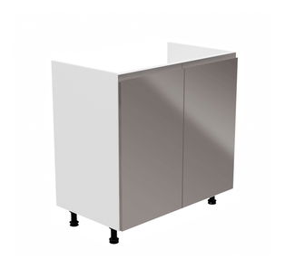 Donji kuhinjski ormarić D80Z Aurellia (bijela + sivi sjaj)