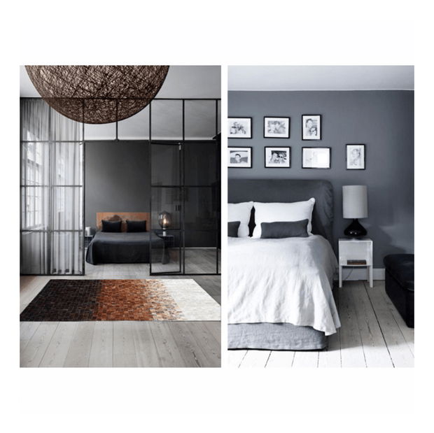 Covor din piele de lux 70x140 cm Kazuko typ 7