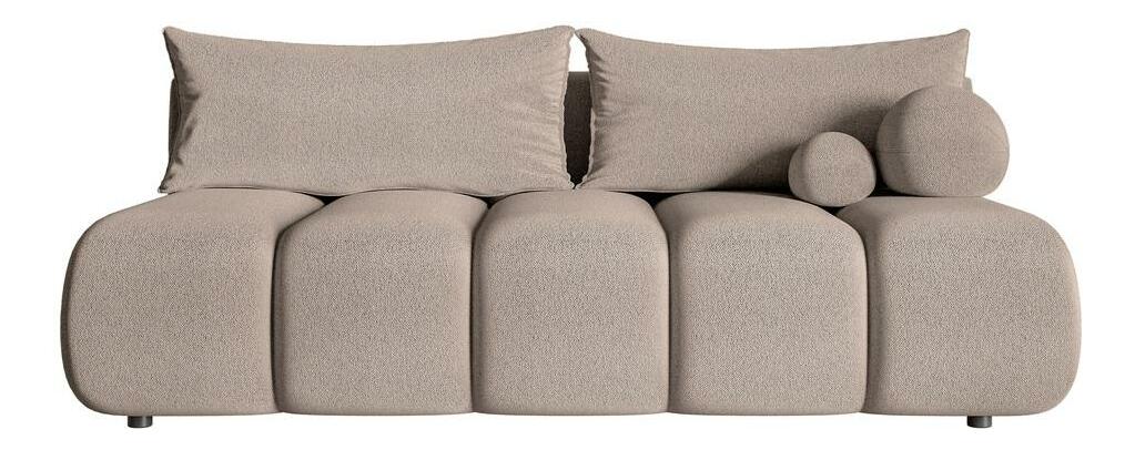 Háromszemélyes kanapé Didier mini (bézs + fekete) 