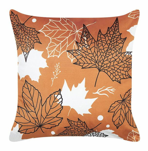 Set 2 buc perne decorative 45 x 45 cm Point (portocaliu)