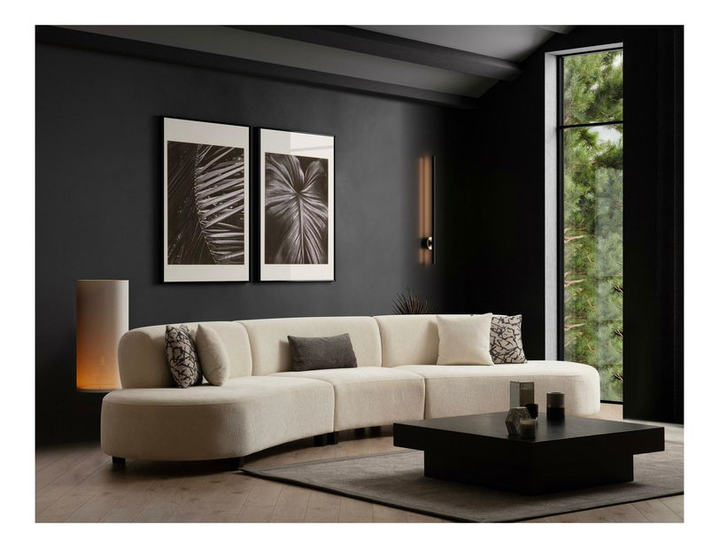 Sarokkanapé Parsenolla 3 (krém)