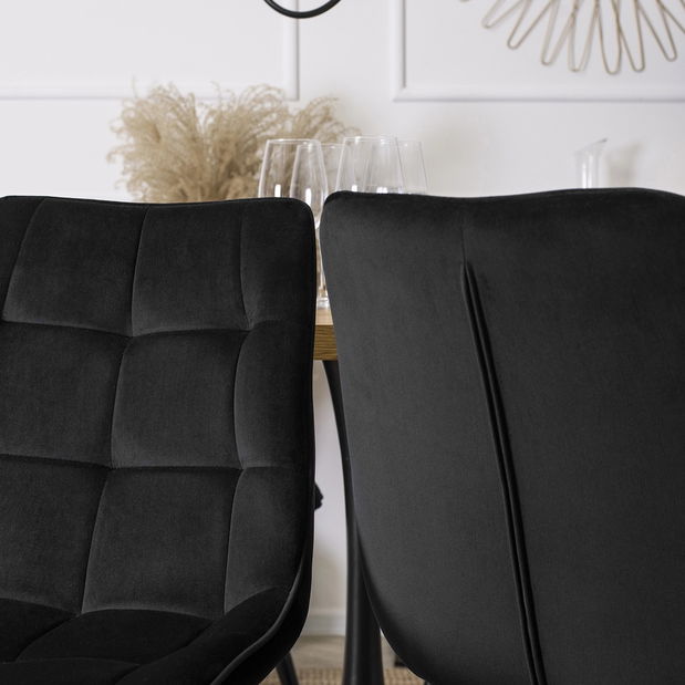 Jedálenská stolička Rango (čierna) 