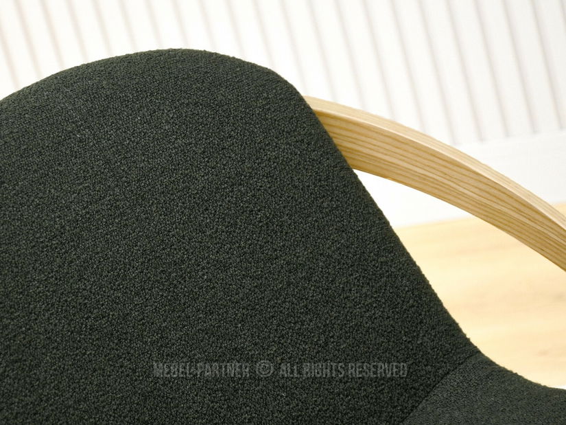 Scaun sufragerie Lamparas (verde + stejar)