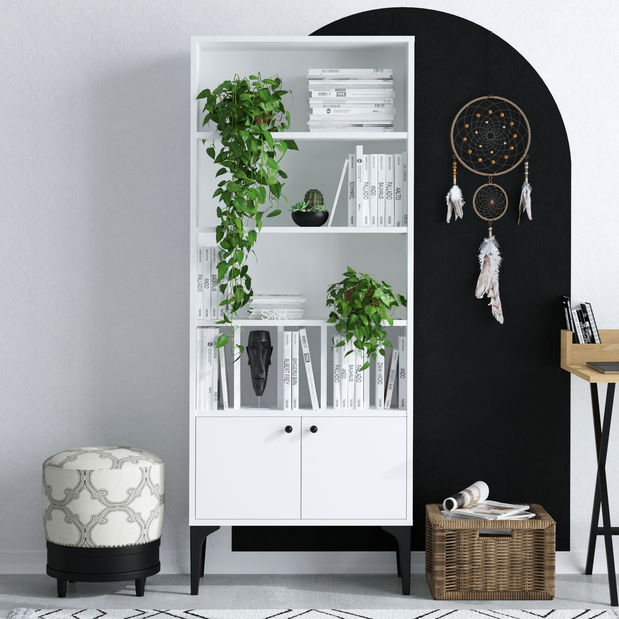 Regál Aliex 8 (fehér)