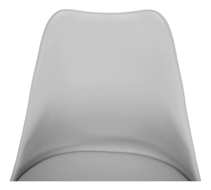 Fotoliu rotativ Dolena (gri deschis piele ecologică)