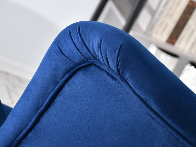 Relax fotel Dawntawn (sötétkék + fekete)