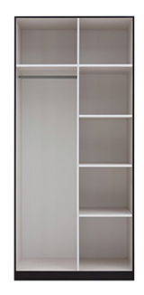 Šatníková skriňa BRW Wektra SZF2DB