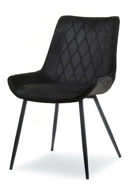 Stolička Aron (čierna + zlatá)