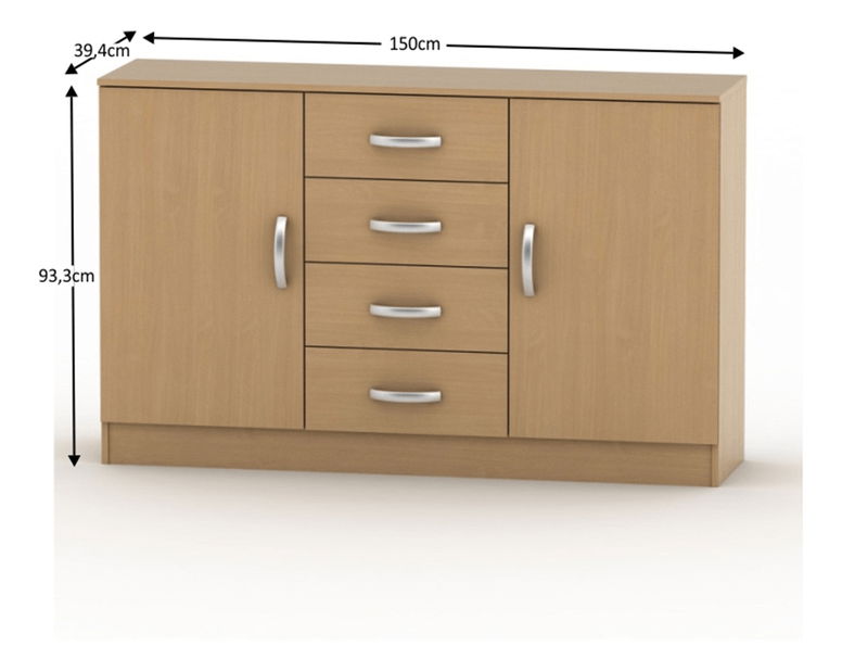 Komoda BE02-019-00 Breanna 2 (buk)