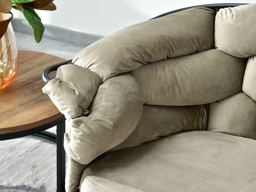 Relax fotel Piplio (fekete)