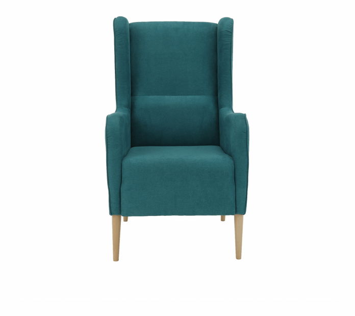 Fotoliu cu urechi Brius (turcoaz)