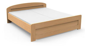 Bračni krevet 160 cm Petronila ravno uzglavlje (masiv)