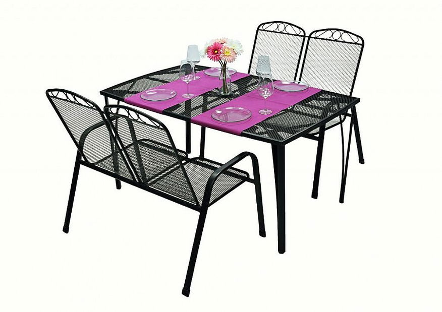 Záhradný nábytok River 1+2 (kov)