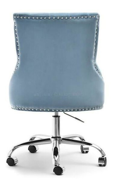 Stolička Sonia (modrá + chrómová)