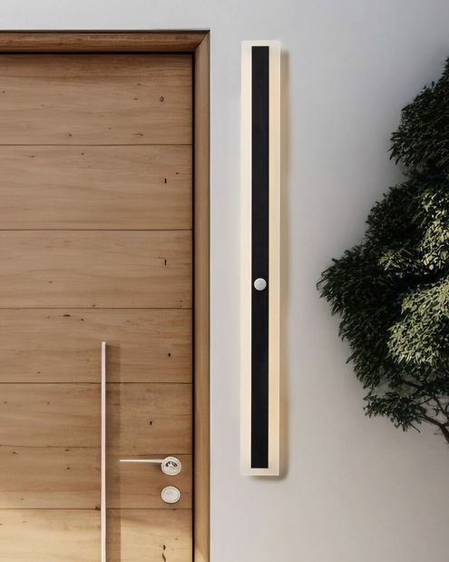 Fali kültéri lámpa 100 cm Sennett (fekete) 