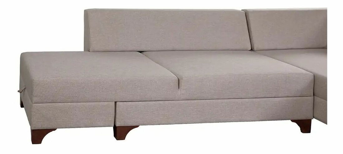 Rohová sedačka Clof (krémová) (P)