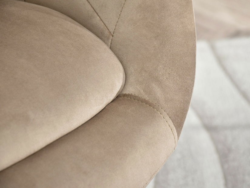 Kreslo Lush 4 (béžová + zlatá)