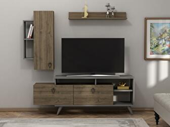 Mobilier living Kisamo 3 (Nuc + antracit) 