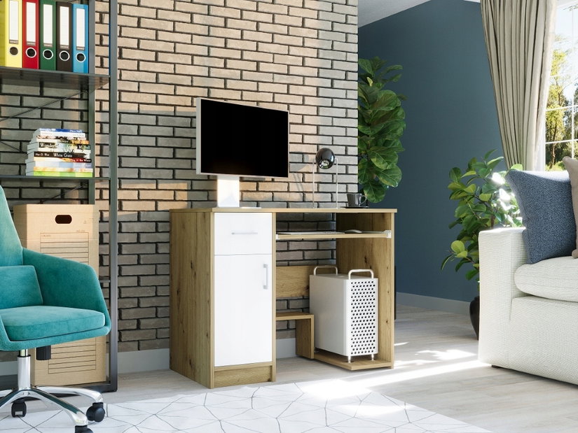 PC stol Nolgo (artisan + bijela)