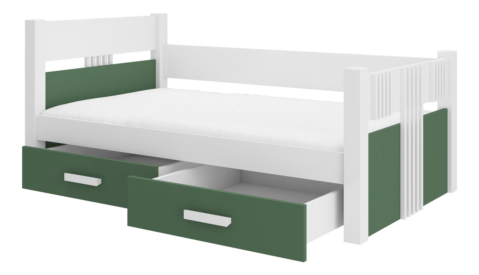 Dječji krevet 180x80 cm Buppi (zelena)