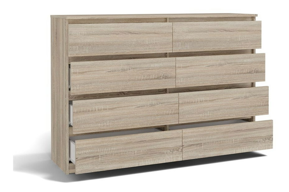 Comodă Musecalo 7 140 (stejar sonoma)