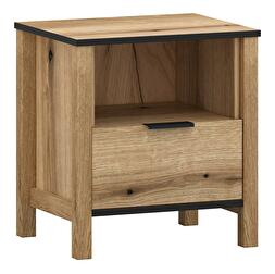 Set 2buc noptiere Hemos (stejar evoke)