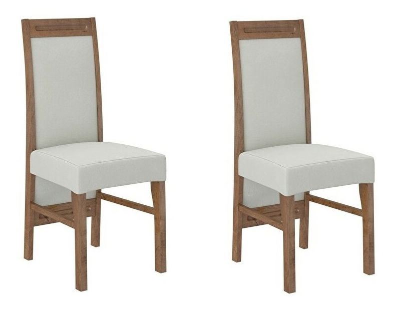 Set blagovaonskih stolica (2 kom.) Raviel57 (hrast lefkas + paros 2) *rasprodaja