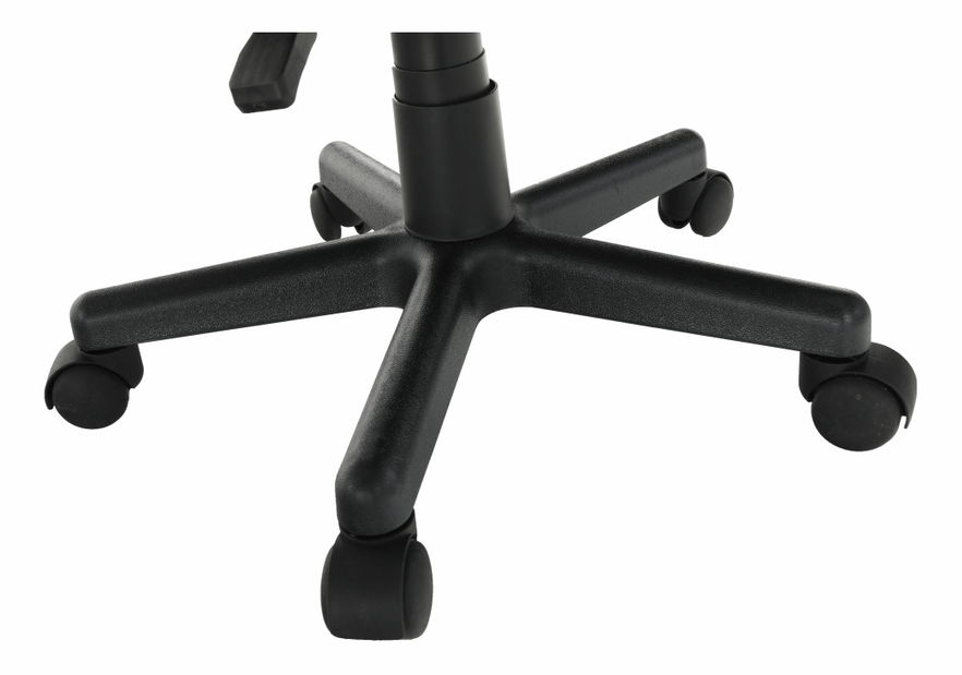 Kancelárska stolička Taos (čierna + modrá) *výpredaj