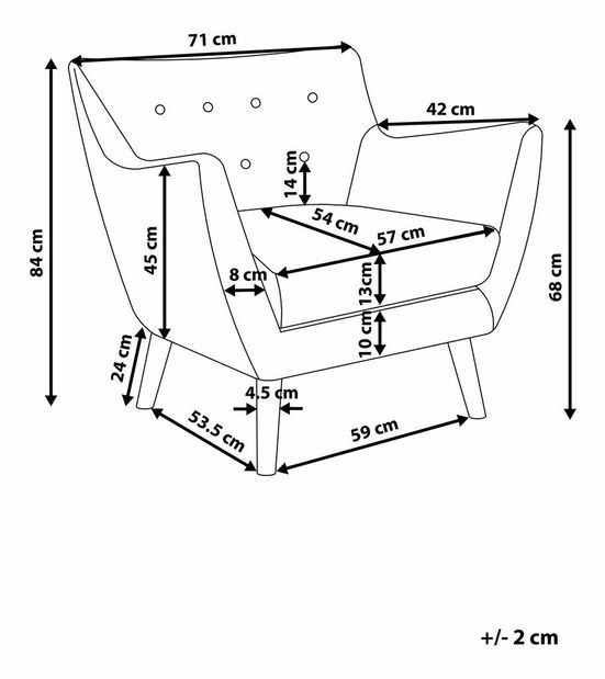Fotel Damian (matróz kék)
