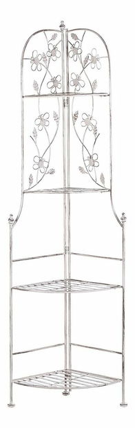 Záhradný regál BANULA (biela)