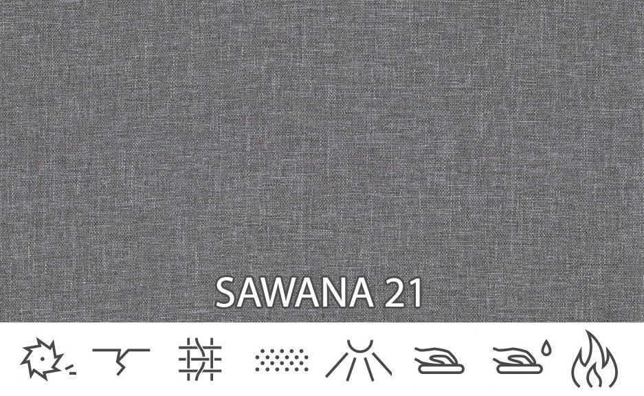 Rohová sedačka v tvare U Arleen U (svetlosivá)