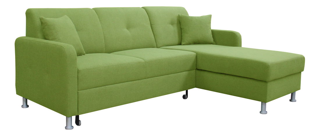 Rohová sedačka Scandi 2F+L (zelená) (P)