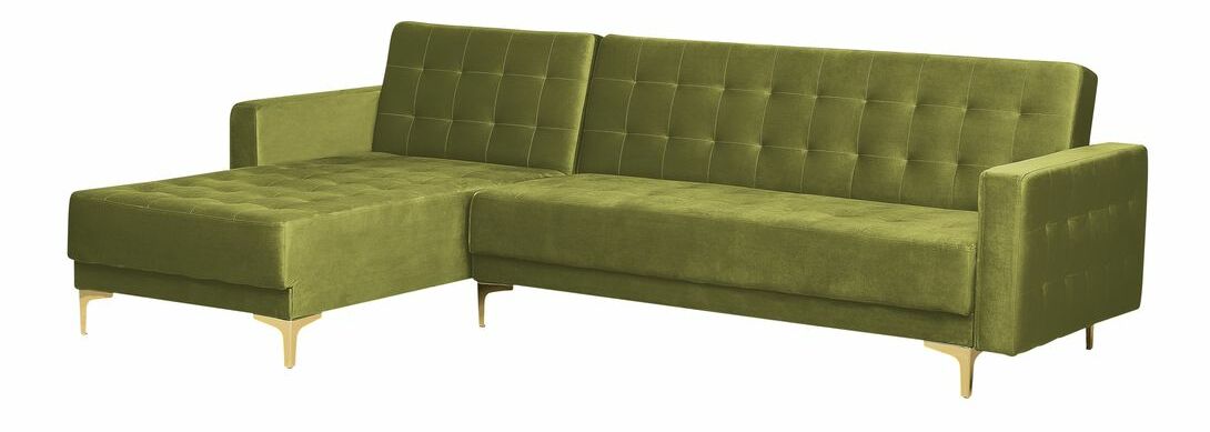 Sarok ülőgarnitúra Aberde (zöld) (J)