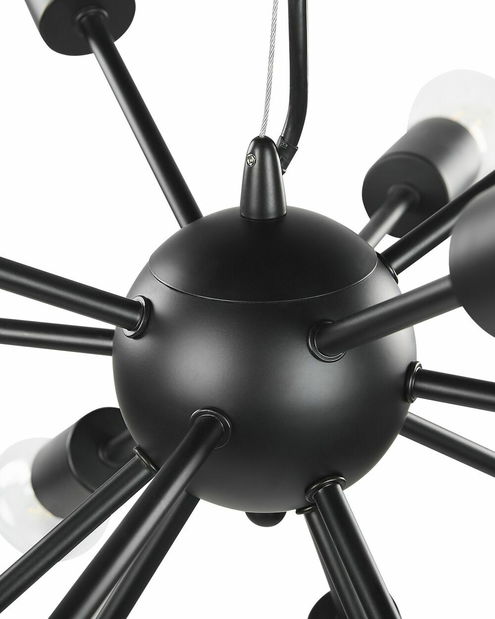 Függesztett lámpa Barbro (fekete)