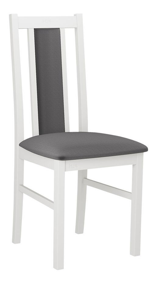 Set 2 ks. jedálenských stoličiek Dalem XIV (biela + tmavosivá) *výpredaj